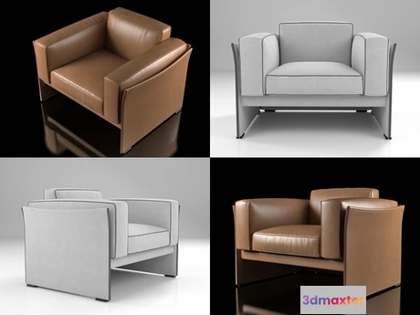 1193168 - FURNITURE 3D MODELS - 405 Duc armchair