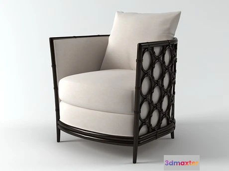 1197046 - FURNITURE 3D MODELS - A-80 Barrel Lounge chair