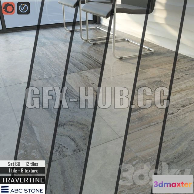 1197054 - FURNITURE 3D MODELS - ABC Stone Set 60