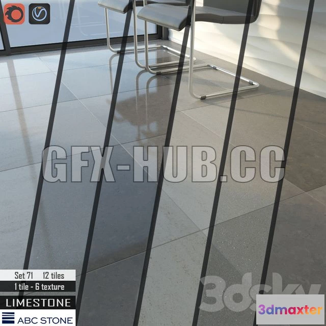 1197056 - FURNITURE 3D MODELS - ABC Stone Set 71