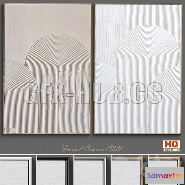 1197066 - FURNITURE 3D MODELS - Abstract Arch Plaster Wall Art C 226
