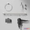 1197080 - FURNITURE 3D MODELS - Accessories bath Tecno Project