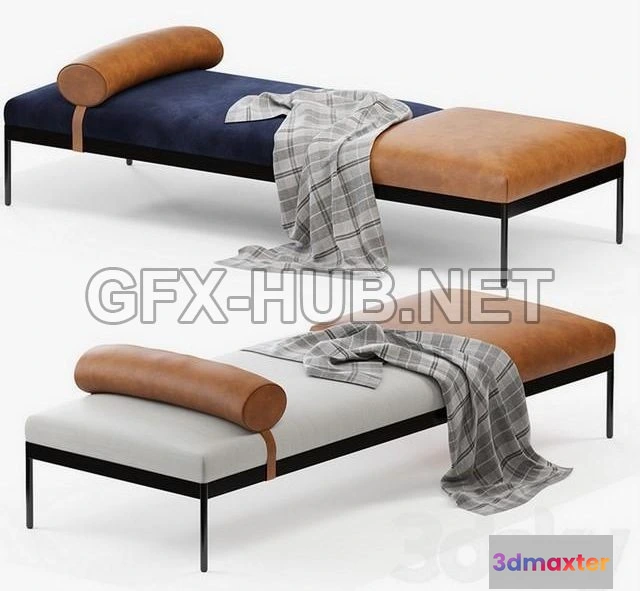 1197116 - FURNITURE 3D MODELS - Adea bon daybed
