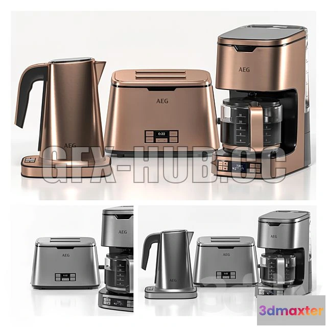 1197130 - FURNITURE 3D MODELS - AEG SET Appliances