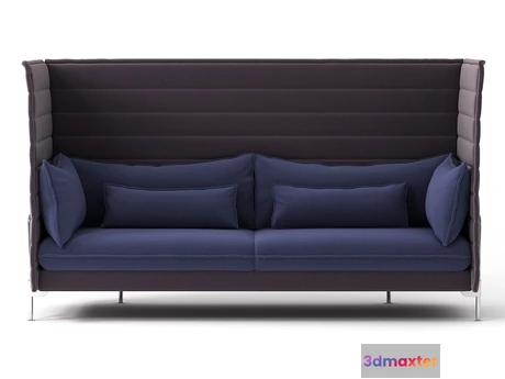 1197188 - FURNITURE 3D MODELS - Alcove 3-Seater