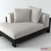 1197214 - FURNITURE 3D MODELS - Alison Black sofa 140