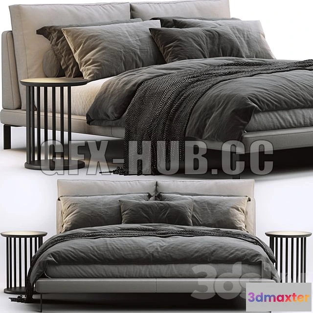 1197226 - FURNITURE 3D MODELS - Alivar Lady B Bed 1