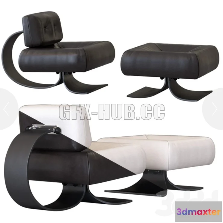 1197242 - FURNITURE 3D MODELS - Alta Lounge Chair