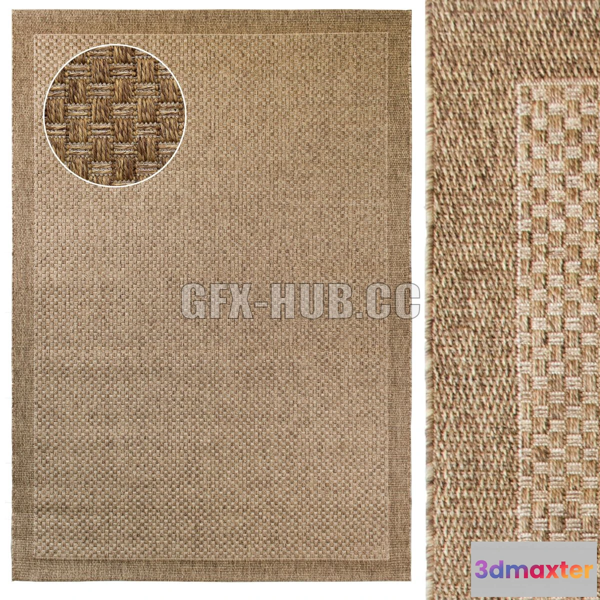 1197246 - FURNITURE 3D MODELS - Alton Brown Indoor Outdoor Area Rug