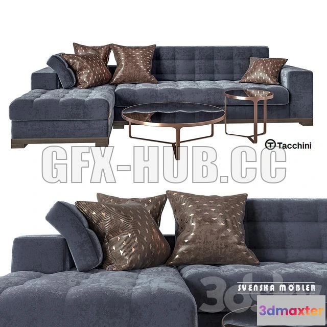 1197286 - FURNITURE 3D MODELS - Anders Svenska mobler & cage tacchini