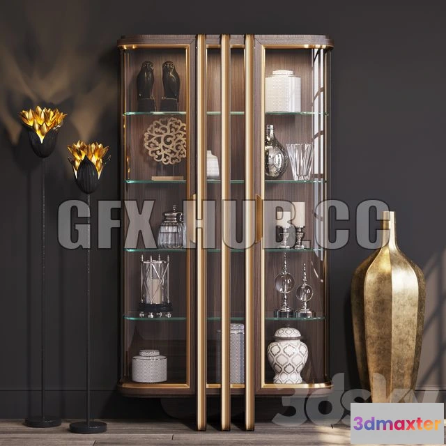 1197318 - FURNITURE 3D MODELS - ANNIBALE COLOMBO Vitrina E1592
