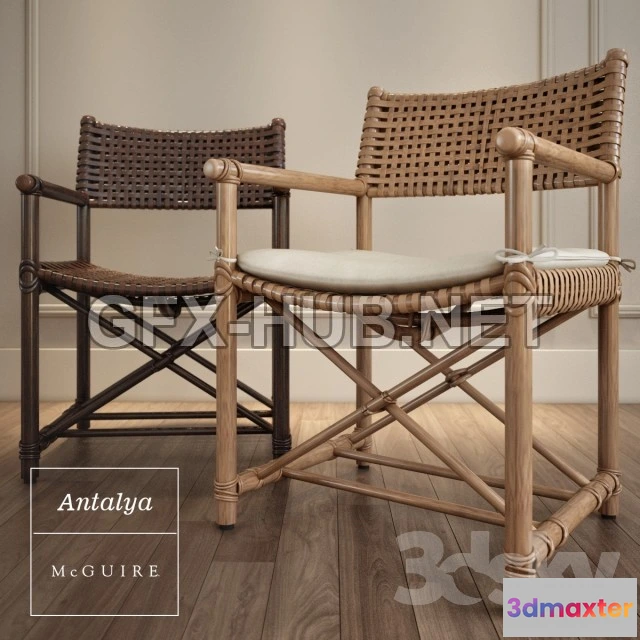1197322 - FURNITURE 3D MODELS - Antalya ArmChair by McGuire