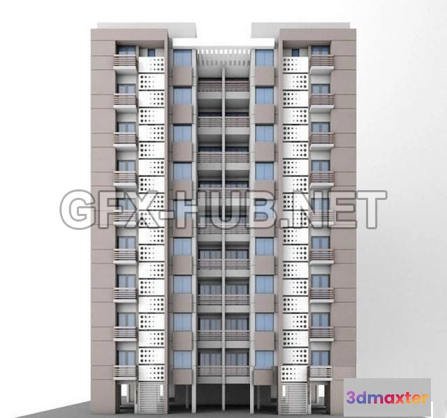 1197352 - FURNITURE 3D MODELS - Appartment highrise indian