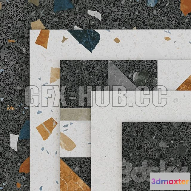 1197374 - FURNITURE 3D MODELS - Arcana STRACCIATELLA Terrazzo