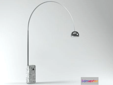 1197384 - FURNITURE 3D MODELS - Arco Floor Lamp