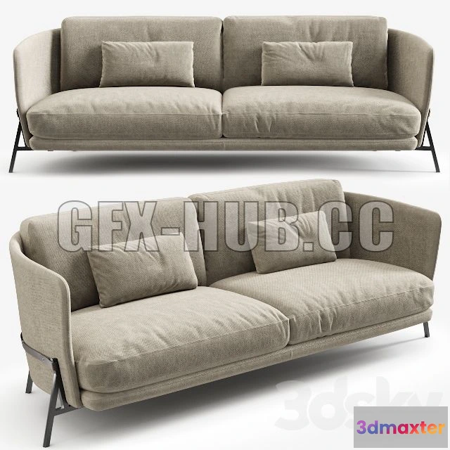 1197398 - FURNITURE 3D MODELS - Arflex CRADLE Sofa