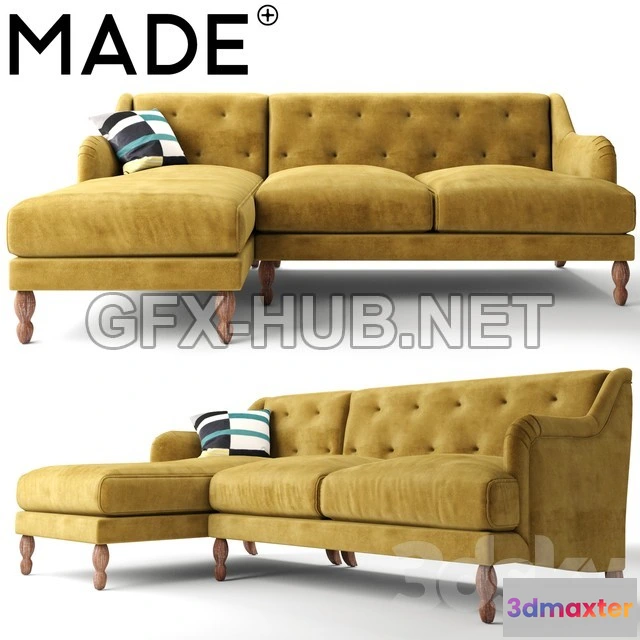 1197408 - FURNITURE 3D MODELS - Ariana sofa by MADE