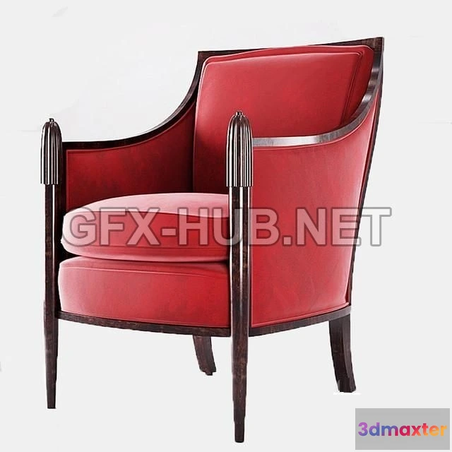 1197432 - FURNITURE 3D MODELS - Armchair Anthropologue Classic