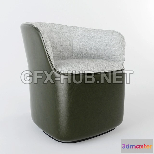 1197466 - FURNITURE 3D MODELS - Armchair Pearl
