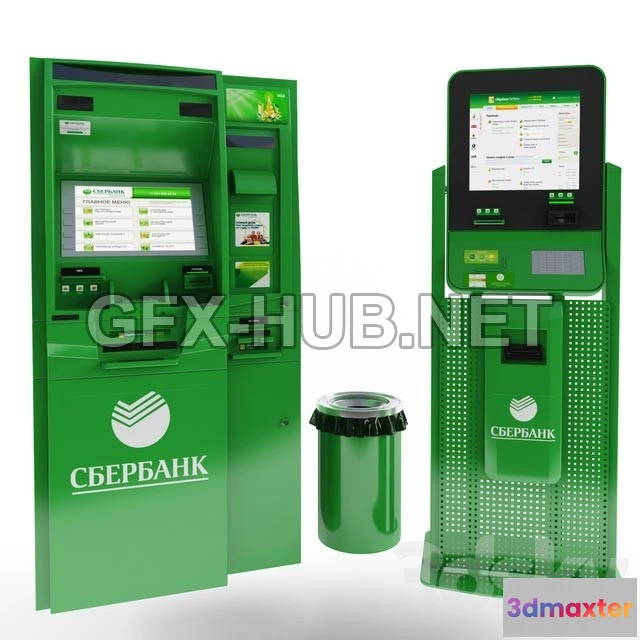 1197598 - FURNITURE 3D MODELS - ATM and terminal