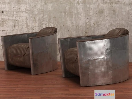 1197638 - FURNITURE 3D MODELS - Aviator chair