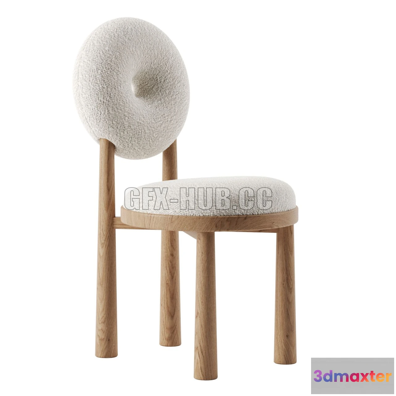1197664 - FURNITURE 3D MODELS - BABA Chair by Emmanuelle Simon