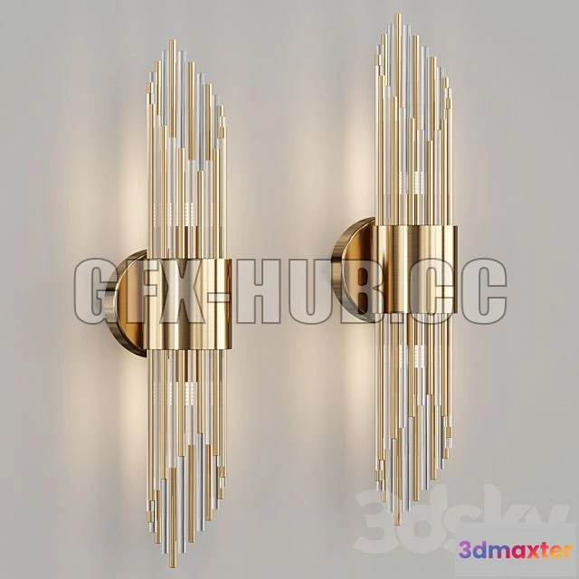 1197680 - FURNITURE 3D MODELS - BACAEN WALL Lampatron