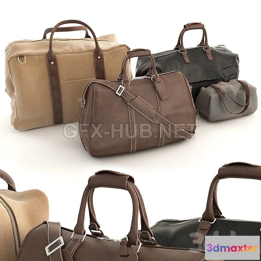 1197702 - FURNITURE 3D MODELS - Bags Set
