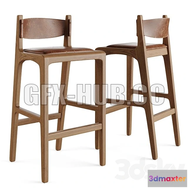 1197762 - FURNITURE 3D MODELS - Bar Stool Helga Estudiobola
