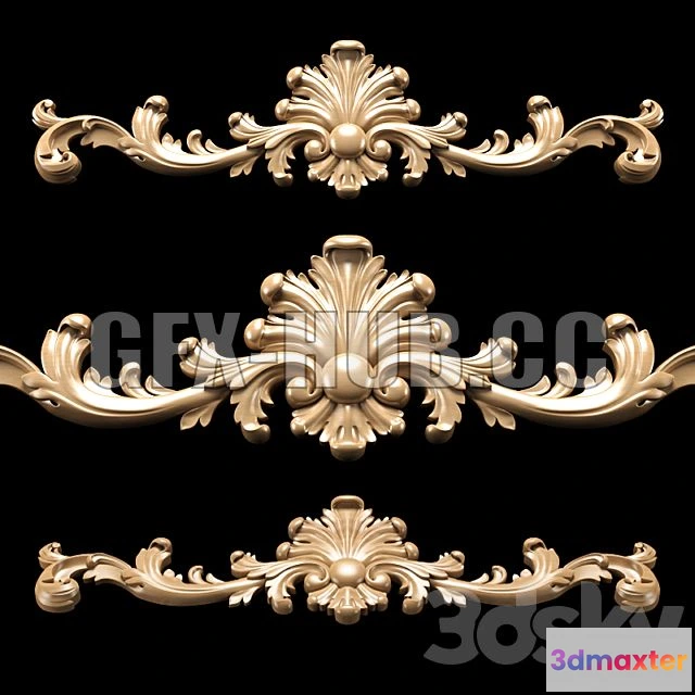 1197780 - FURNITURE 3D MODELS - Baroque Carving