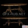 1197784 - FURNITURE 3D MODELS - Baroque table