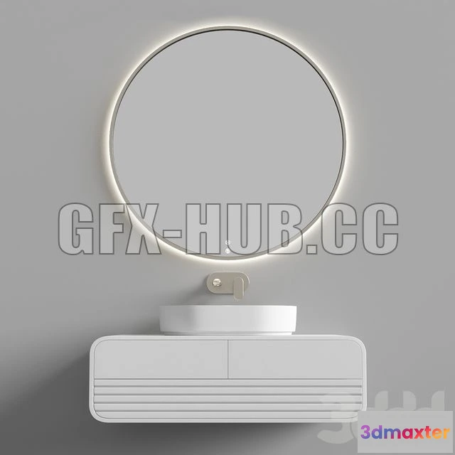 1197808 - FURNITURE 3D MODELS - Bath Set