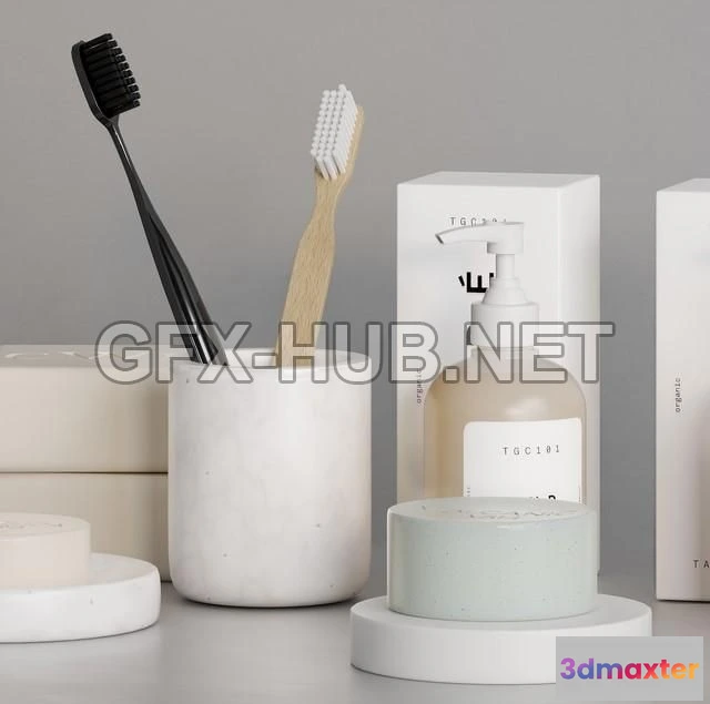 1197818 - FURNITURE 3D MODELS - Bathroom accessories 2