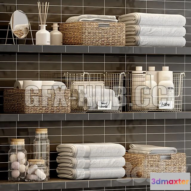 1197824 - FURNITURE 3D MODELS - Bathroom Decor 01