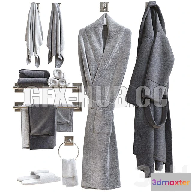 1197830 - FURNITURE 3D MODELS - Bathroom Decorative Set 2