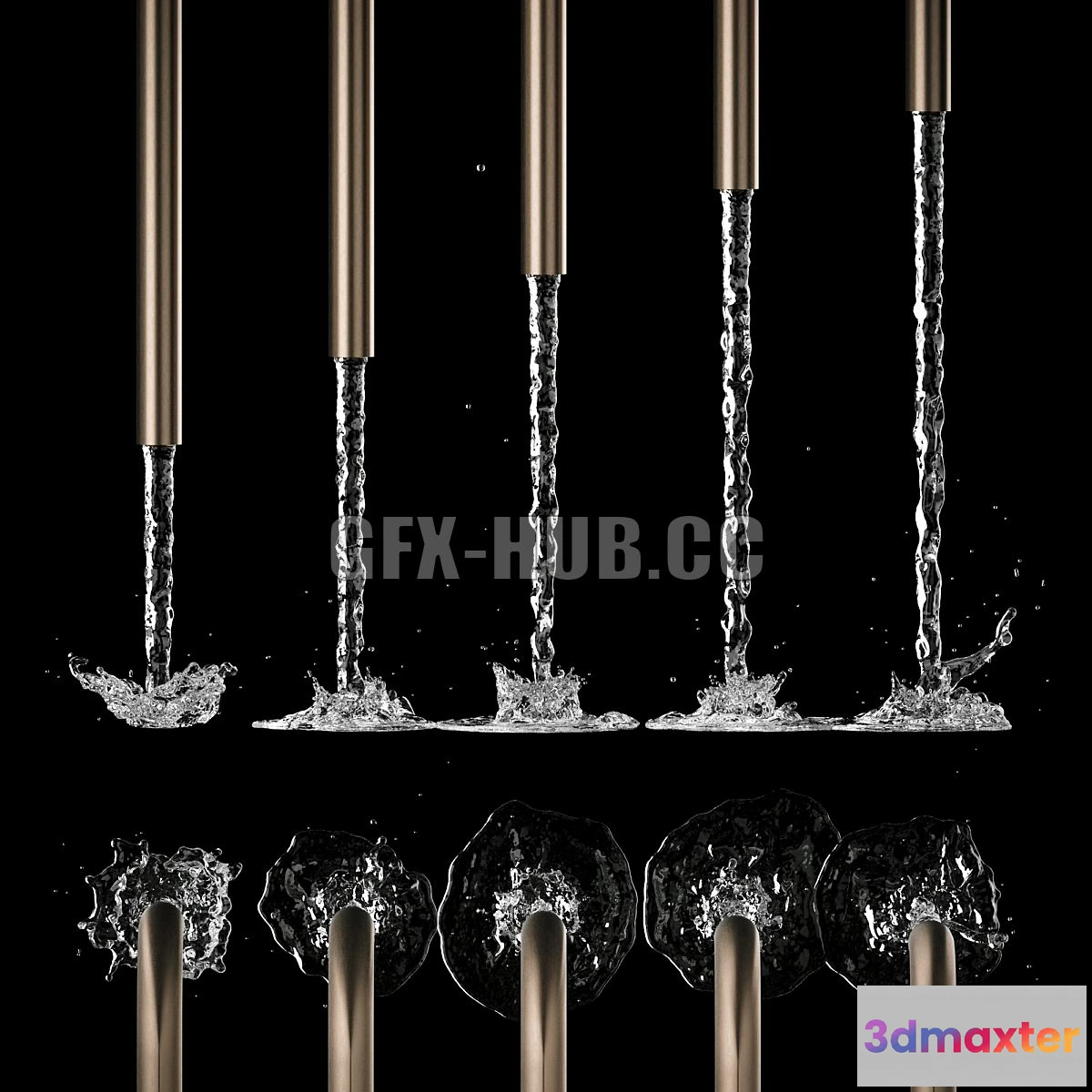 1197838 - FURNITURE 3D MODELS - Bathroom Jet and Sinks