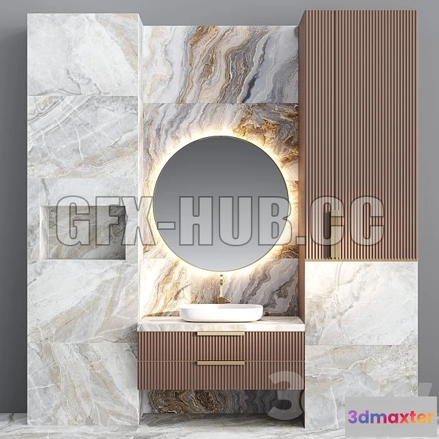 1197850 - FURNITURE 3D MODELS - Bathroom Set BS31