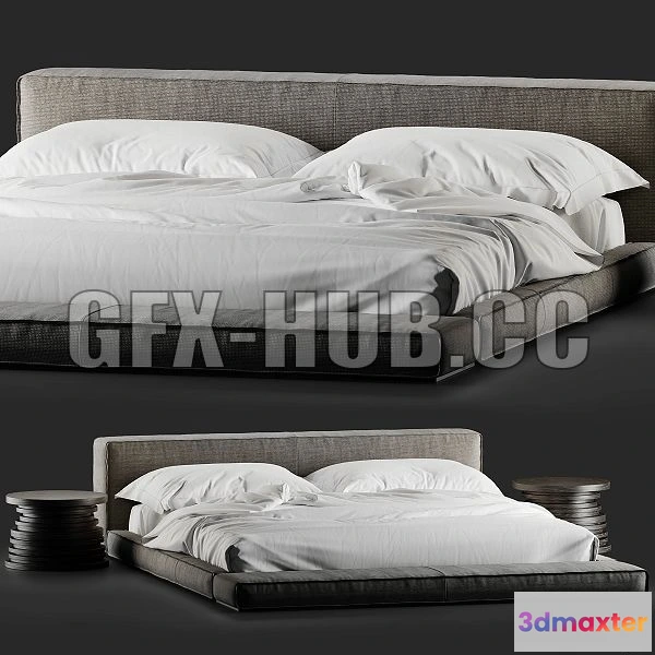 1197860 - FURNITURE 3D MODELS - Baxter Budapest Bed Vol2