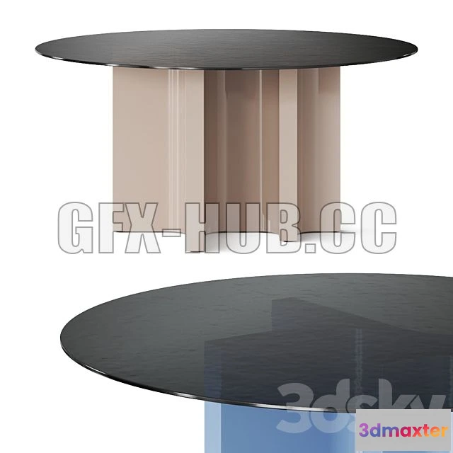 1197866 - FURNITURE 3D MODELS - Baxter Dharma Dining Table