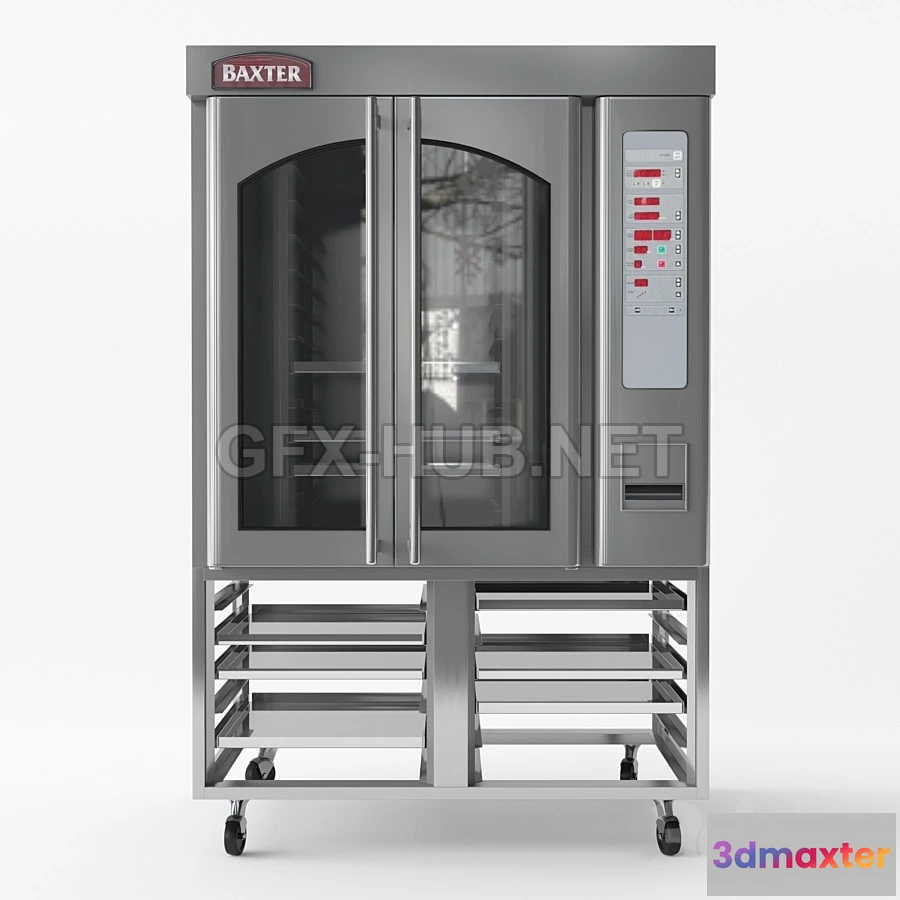 1197876 - FURNITURE 3D MODELS - Baxter Mini Rotating Rack Oven