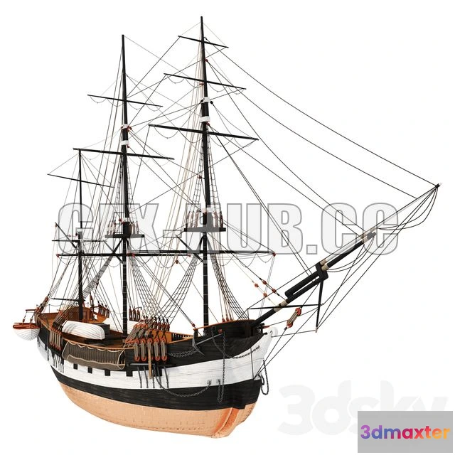 1197906 - FURNITURE 3D MODELS - Beagle Sailboat