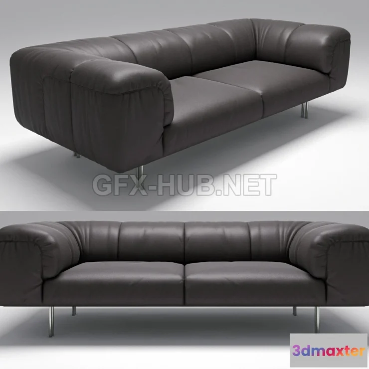 1197926 - FURNITURE 3D MODELS - Bebop Modern Sofa