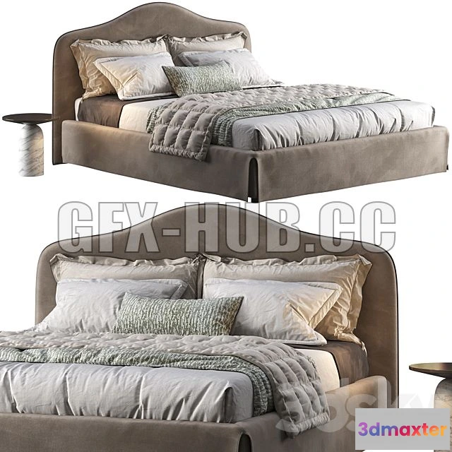 1197966 - FURNITURE 3D MODELS - Bed Felis Damian