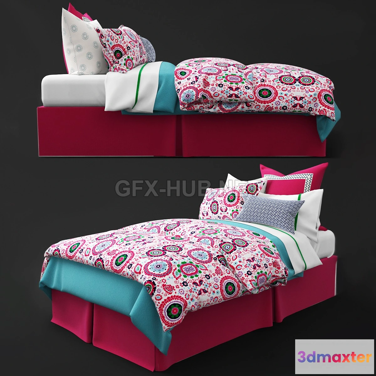 1198022 - FURNITURE 3D MODELS - BEDCLOTHES KIDS 2