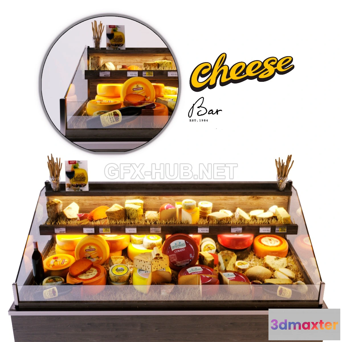 1198042 - FURNITURE 3D MODELS - Behance - Cheese