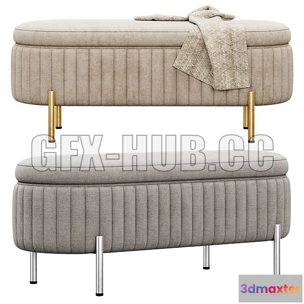 1198064 - FURNITURE 3D MODELS - Bench by Jennifer Taylor Home