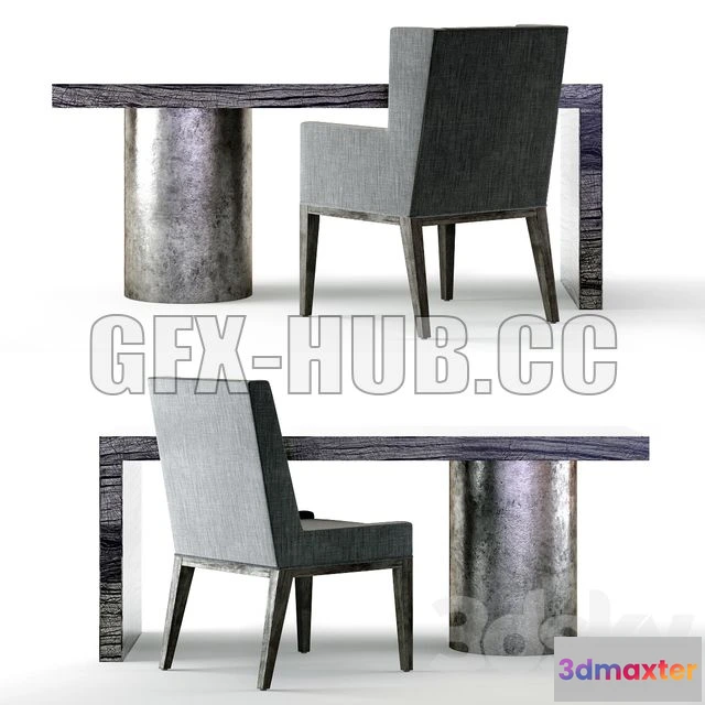 1198084 - FURNITURE 3D MODELS - Bernhardt Linea Home Office