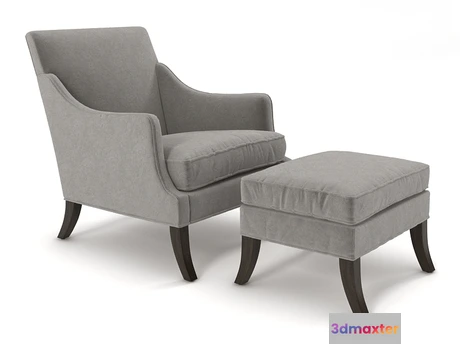 1198088 - FURNITURE 3D MODELS - Bernie Lounge Chair