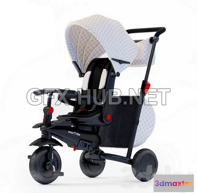 1198098 - FURNITURE 3D MODELS - Bicycle Smart Trike