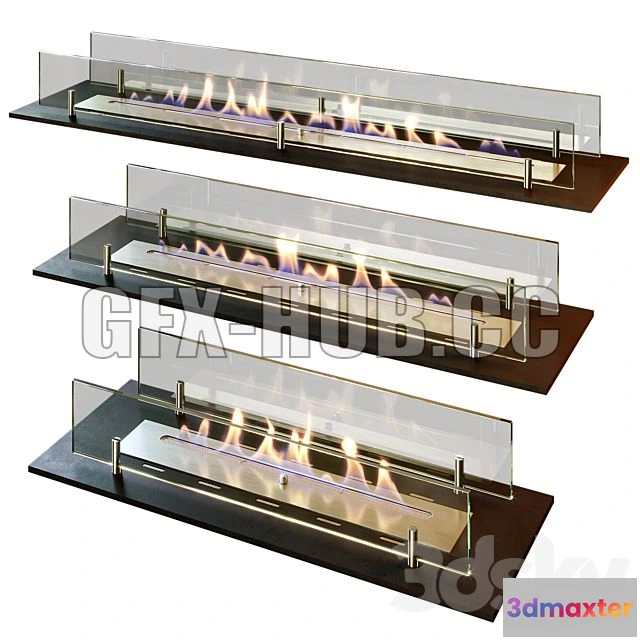 1198116 - FURNITURE 3D MODELS - Biofireplace Kabio